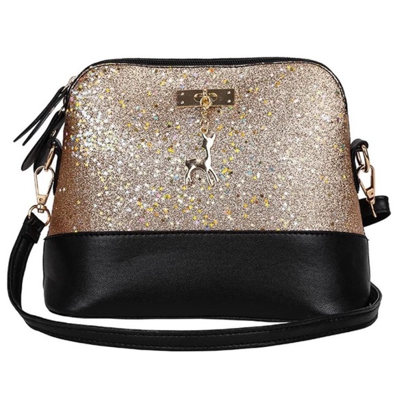 Nevera Handbags - NEW Nevera Womens Glitter Crossbody Bag